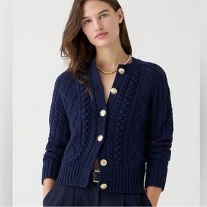 J. Crew Women's Sweater - navy